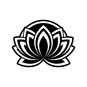 Lotus Symbol, Plant, Nature, Botanical, Flower,,simple Icon icon