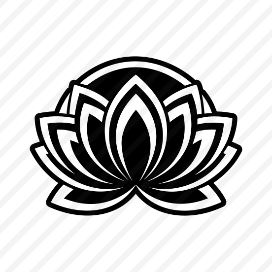 Lotus Symbol, Plant, Nature, Botanical, Flower,,simple Icon preview