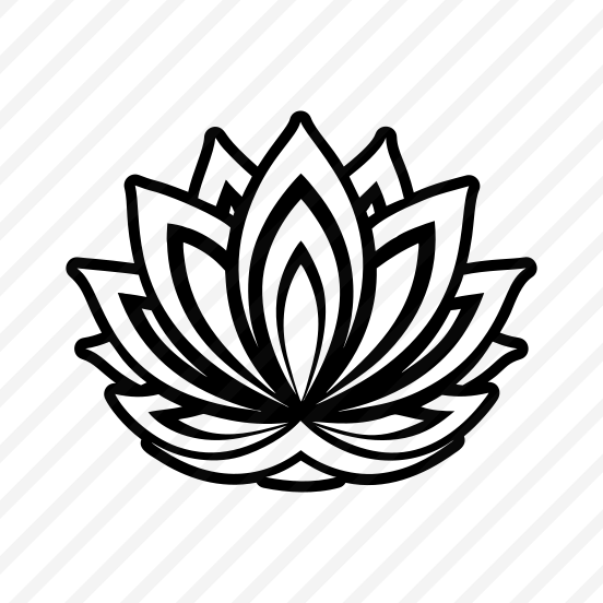 Nature Symbol, Plant, Lotus, Botanical, Flower,,flat preview