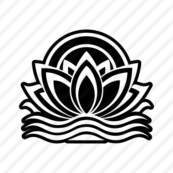 Nature Symbol, Plant, Lotus, Botanical, Flower,,icons preview
