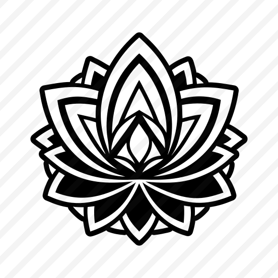 Nature Symbol, Plant, Lotus, Botanical, Flower,,simple Icon preview