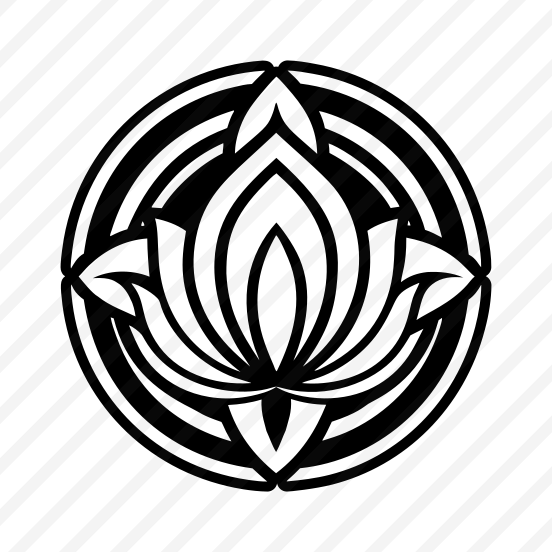 Nelumbo Logo, Plant, Nature, Botanical, Flower,,flat preview