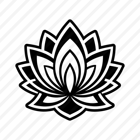 Nelumbo Symbol, Plant, Nature, Botanical, Flower,,simple Icon preview