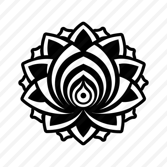 Nelumbo Symbol, Plant, Nature, Botanical, Flower,,vector preview