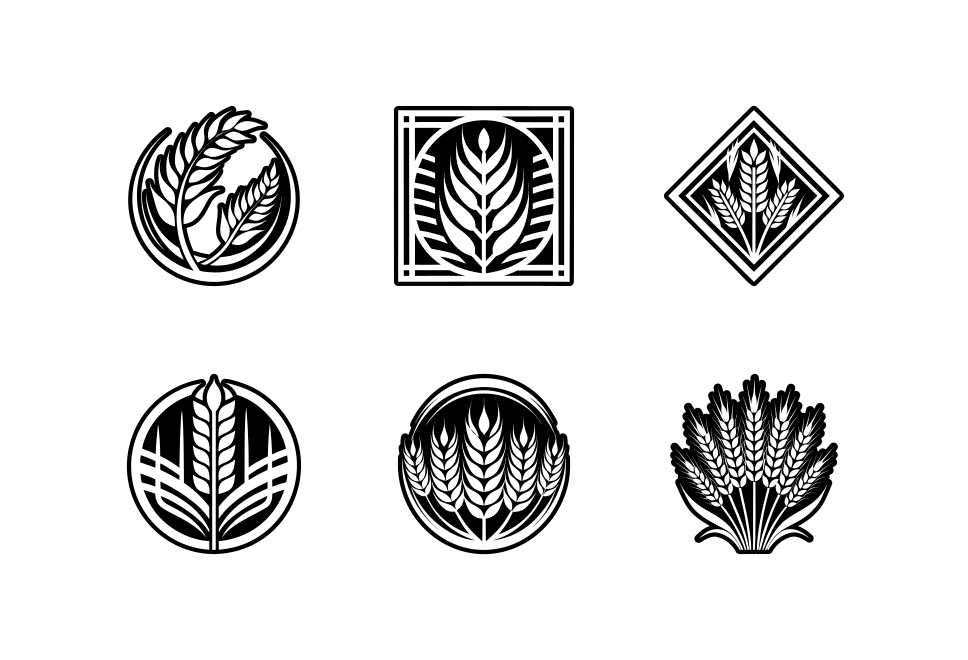 Wheat Logo Art Set Large Set Preview