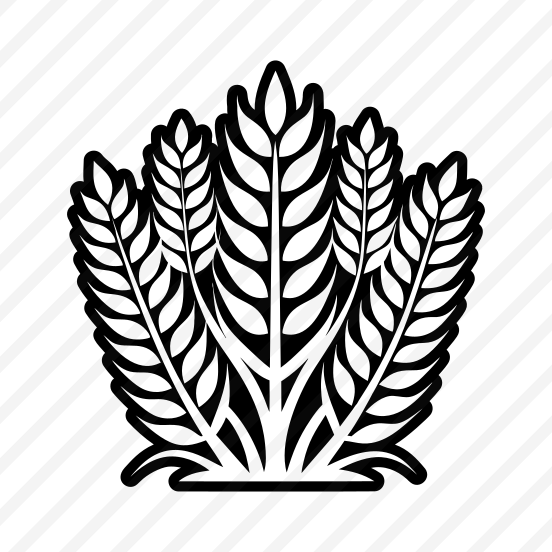 Wheat, Grain Symbol, Triticum, Plant, Nature,,vector preview