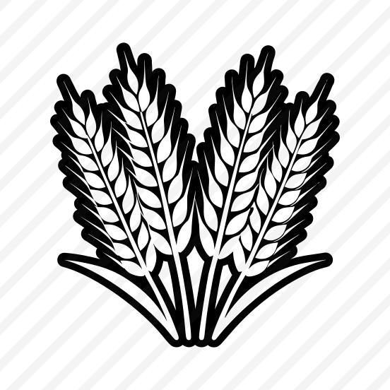 Wheat, Grain, Triticum Logo, Plant, Nature,,flat preview
