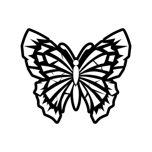 Butterfly Logo, Lepidopteran, Creature, Specie, Insect,flat icon