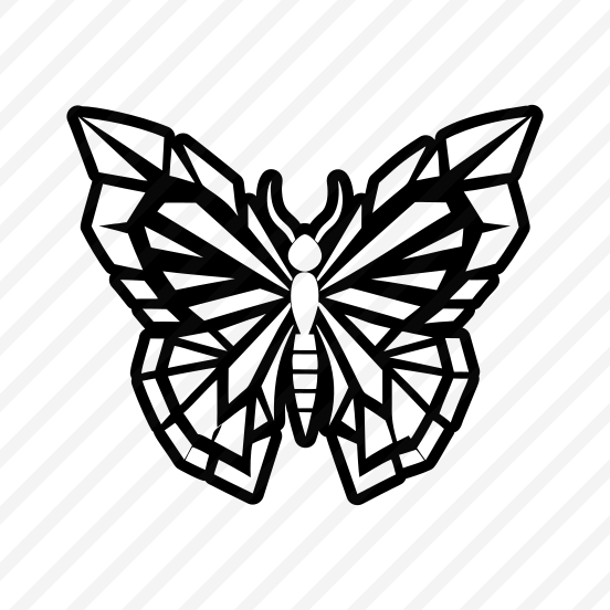 Butterfly Logo, Lepidopteran, Creature, Specie, Insect,icons preview