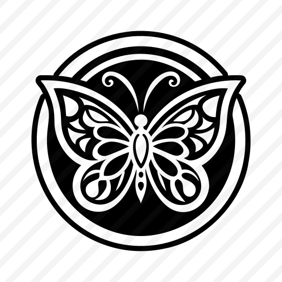 Butterfly Logo, Lepidopteran, Creature, Specie, Insect,simple Icon preview