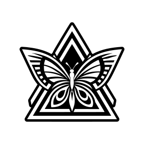 Butterfly Symbol, Lepidopteran, Creature, Specie, Insect,flat icon
