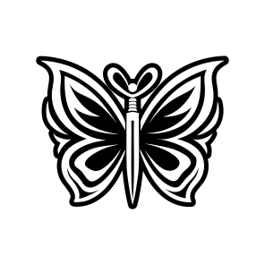 Papillon Logo, Butterfly, Lepidopteran, Creature, Specie, icon