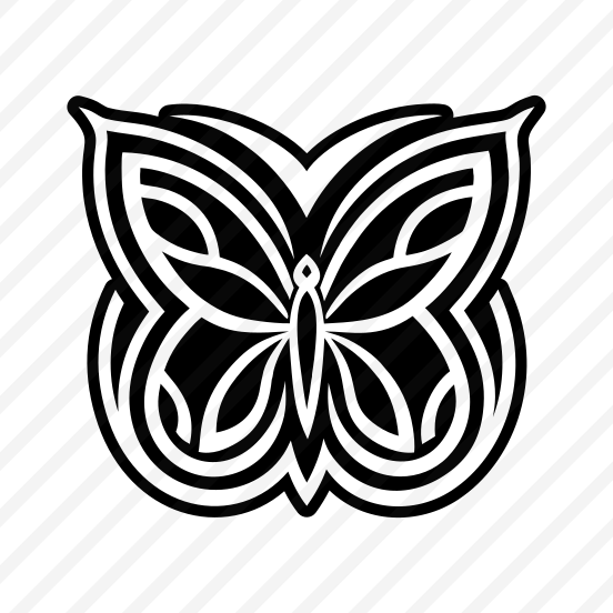 Papillon Logo, Butterfly, Lepidopteran, Creature, Specie,,icons preview