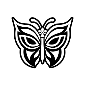 Papillon Logo, Butterfly, Lepidopteran, Creature, Specie,,simple Icon icon