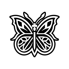 Papillon Logo, Butterfly, Lepidopteran, Creature, Specie,,vector icon