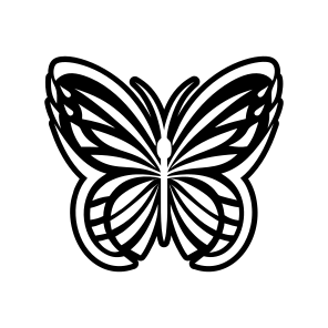 Papillon Symbol, Butterfly, Lepidopteran, Creature, Specie,,flat icon