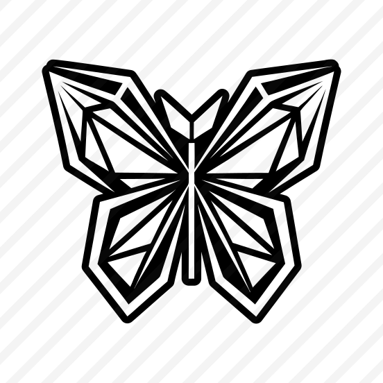 Papillon Symbol, Butterfly, Lepidopteran, Creature, Specie,,simple Icon preview