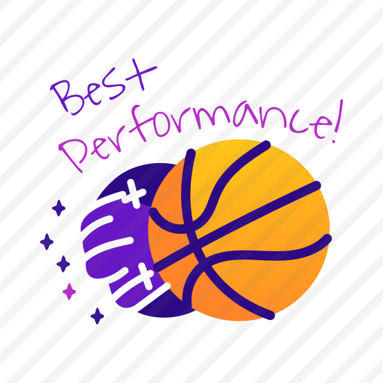 Best Performance, Basketball, Game, Typography, Lettering preview