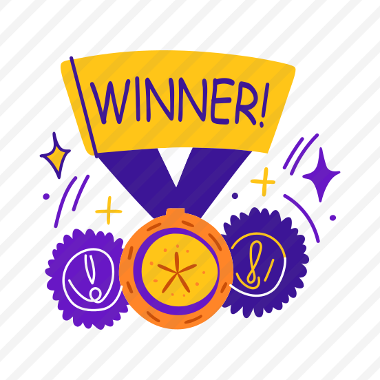 Medals, Rewards, Awards, Winning, Typography preview