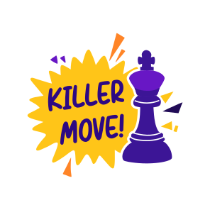 Strategy, Tactics, Approach, Killer Move, Typography icon