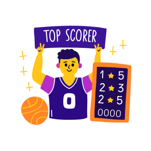 Top Score, Board, Cheering, Game, Typography, icon
