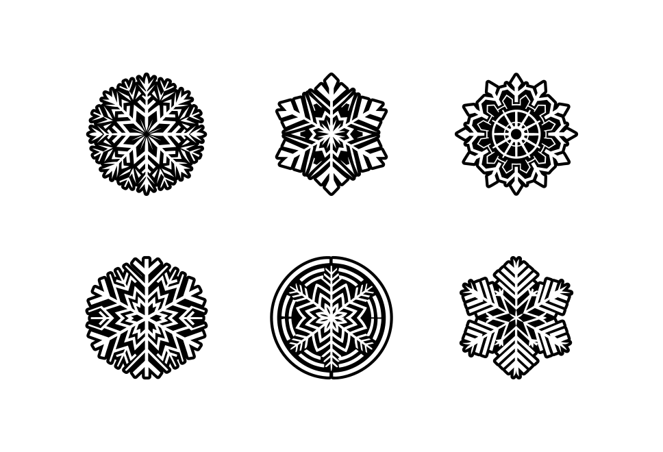 Snowflake Logo Art Set Large Set Preview