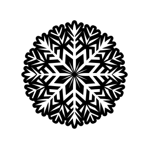 Flake Logo, Snowflake, Frost, Snow Crystal, Hoarfrost, icon