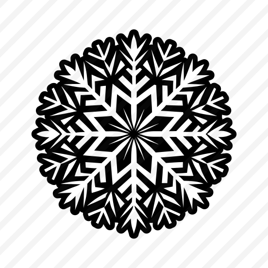 Flake Logo, Snowflake, Frost, Snow Crystal, Hoarfrost, preview