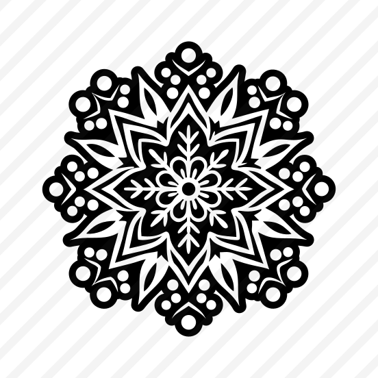 Flake Logo, Snowflake, Frost, Snow Crystal, Hoarfrost,,flat preview