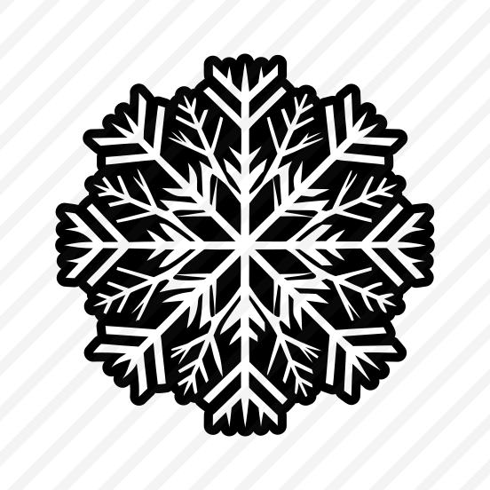 Flake Symbol, Snowflake, Frost, Snow Crystal, Hoarfrost,,vector preview
