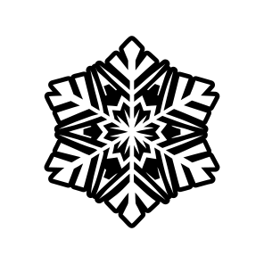 Hoarfrost Logo, Snowflake, Frost, Snow Crystal, Flake icon