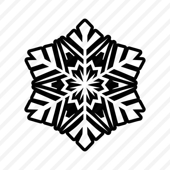 Hoarfrost Logo, Snowflake, Frost, Snow Crystal, Flake preview
