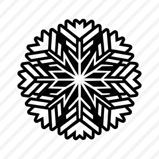 Hoarfrost Logo, Snowflake, Frost, Snow Crystal, Flake,icons preview