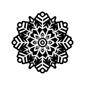 Snow Crystal, Snowflake, Frost, Hoarfrost, Flake,flat icon