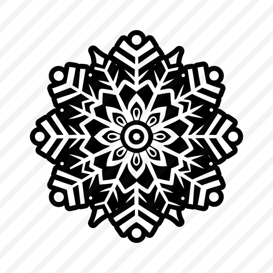 Snow Crystal, Snowflake, Frost, Hoarfrost, Flake,flat preview