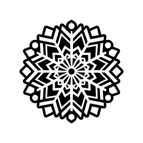 Snow Logo, Snowflake, Frost, Snow Crystal, Hoarfrost, icon
