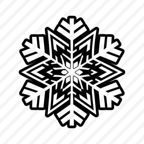 Snowflake, Frost Logo, Snow Crystal, Hoarfrost, Flake preview
