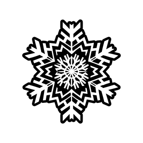 Snowflake, Frost Logo, Snow Crystal, Hoarfrost, Flake,flat icon
