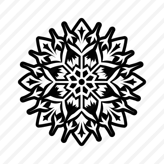 Snowflake, Frost Logo, Snow Crystal, Hoarfrost, Flake,icons preview
