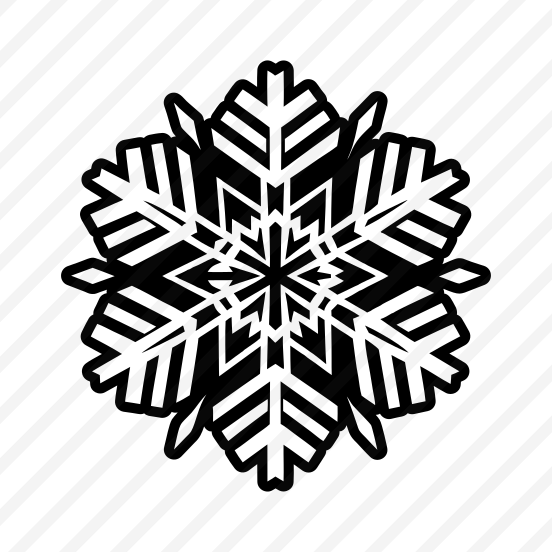 Snowflake, Frost Logo, Snow Crystal, Hoarfrost, Flake,vector preview