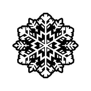 Snowflake, Frost, Snow Crystal, Hoarfrost, Flake,vector icon