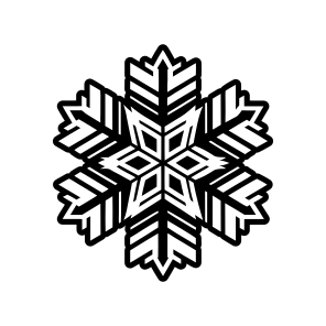 Snowflake, Frost Symbol, Snow Crystal, Hoarfrost, Flake icon