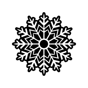 Snowflake, Frost Symbol, Snow Crystal, Hoarfrost, Flake,flat icon