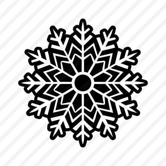 Snowflake, Frost Symbol, Snow Crystal, Hoarfrost, Flake,flat preview