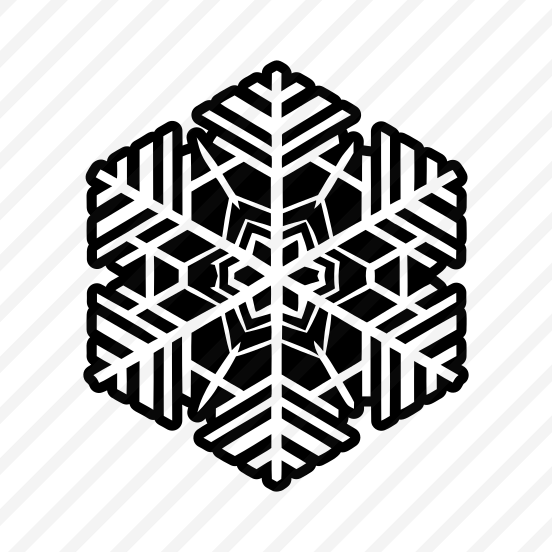 Snowflake, Frost Symbol, Snow Crystal, Hoarfrost, Flake,icons preview