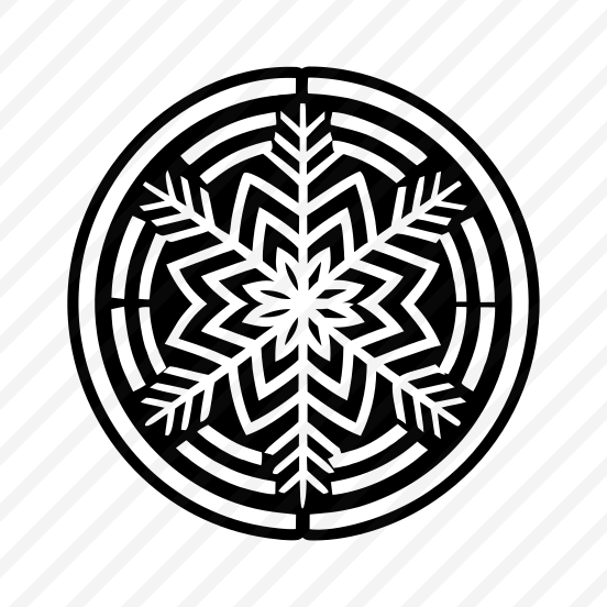 Snowflake, Frost Symbol, Snow Crystal, Hoarfrost, Flake,vector preview