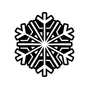 Snowflake Symbol, Frost, Snow Crystal, Hoarfrost, Flake icon