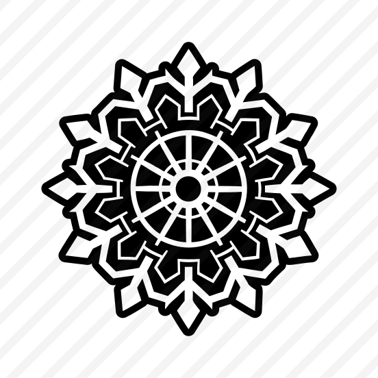 Snowflake Symbol, Frost, Snow Crystal, Hoarfrost, Flake,icons preview