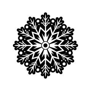 Winter Logo, Snowflake, Frost, Snow Crystal, Hoarfrost, icon