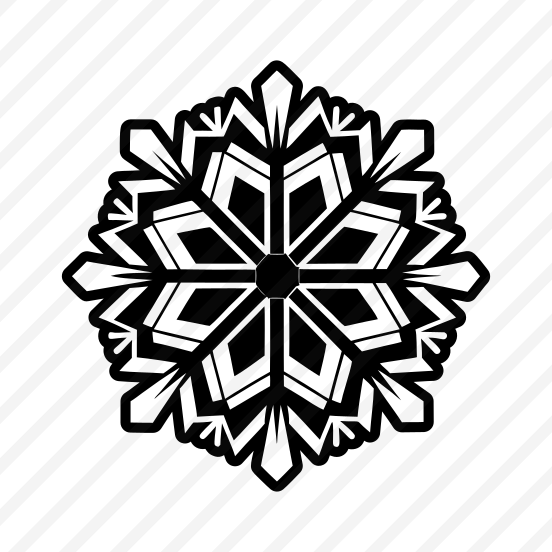 Winter Logo, Snowflake, Frost, Snow Crystal, Hoarfrost,,vector preview